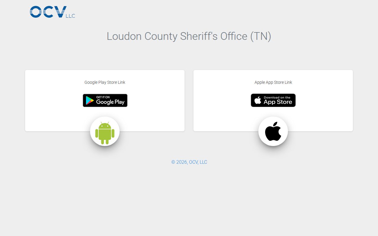 Loudon County Sheriff app with jail and public-information features